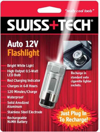 Auto 12V Flashlight w/Clamshell