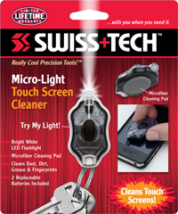 Micro-Light Touch Screen Cleaner w/Clamshell