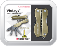 Vintage™ 8-in-1 Corkscrew Tool w/Window Gift Box