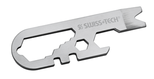 Swiss+Tech Polished Stainless Steel Personal Care Multi-Tool with